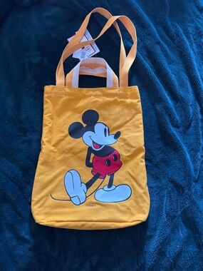 Disney Parks Mickey Mouse Canvas Tote Bag